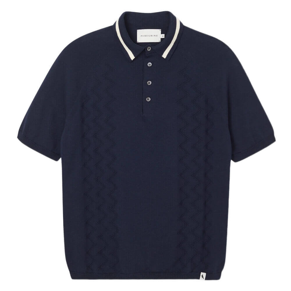 Peregrine Textured Cotton Polo Shirt